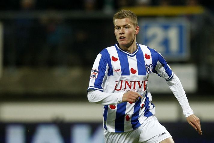 Alfreð Finnbogason í leik með Heerenveen.