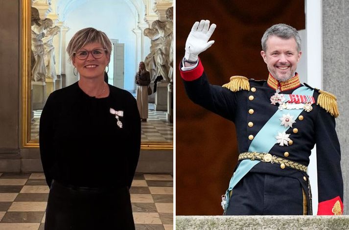 Halla Benediktsdóttir fór á fund Friðriks X Danakonungs í morgun.