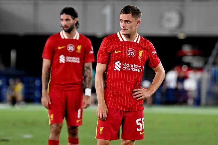 Florian Wirtz er kominn með sitt fyrsta mark fyrir Liverpool og það leit dagsins ljós á japanskri grundu.