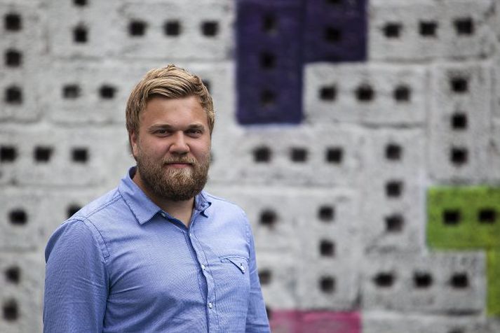 Haraldur Leví Gunnarsson, eigandi Record Records, gefur út talsvert af vínylplötum.