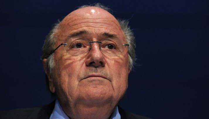 Sepp Blatter, forseti FIFA.