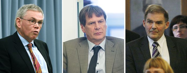 Vilhjálmur, Brynjar og Pétur. Þessir þingmenn Sjálfstæðisflokksins hafa, ef af líkum lætur, átt í djúpum samræðum við samvisku sína vegna skuldaniðurfellinga.
