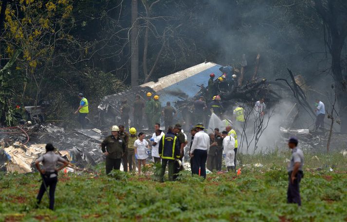 Slysið varð skömmu eftir flugtak frá Havana