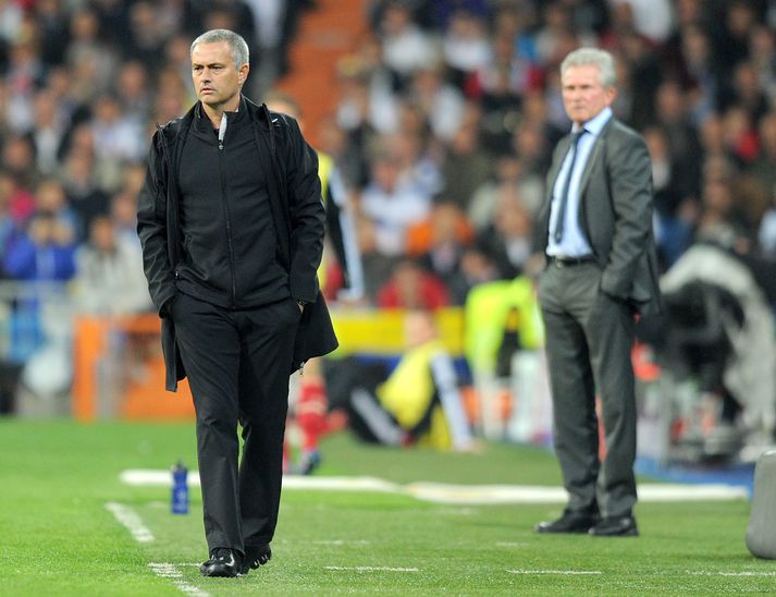 Jose Mourinho varð að játa sig sigraðan gegn Jupp Heynckes og hans mönnum hjá Bayern München.