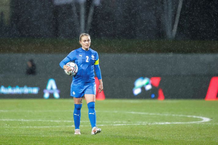 Sif Atladóttir var að leika sinn fyrsta leik með íslensku félagsliði í 13 ár.