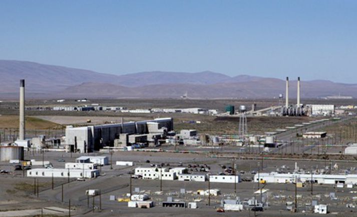 Kjarnorkuendurvinnslustöðin í Hanford í Bandaríkjunum.