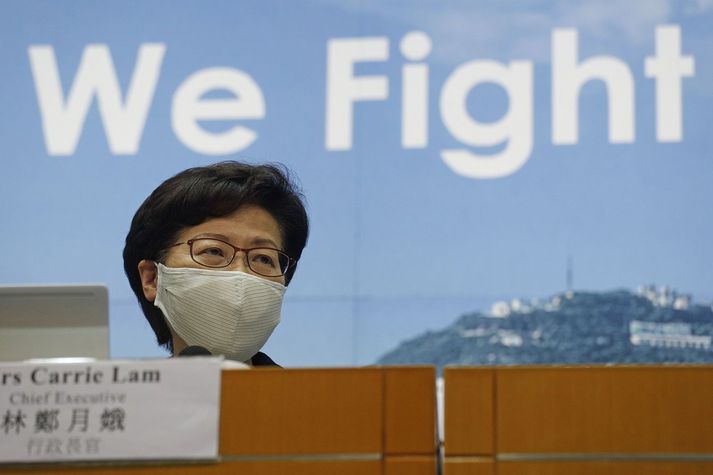 Carrie Lam, æðsti embættismaður Hong Kong.