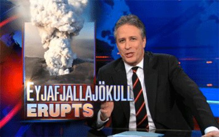 Jon Stewart kallaði einnig eftir dramatískari nöfnum á ástandinu.