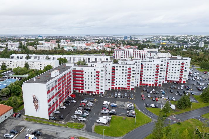 Á myndinni má sjá blokkirnar að Asparfelli. Myndin er úr safni. 