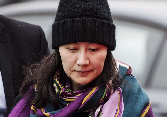 Meng Wanzhou, aðstoðarfjármálastjóri og dóttir stofnanda kínverska tæknirisans Huawei.