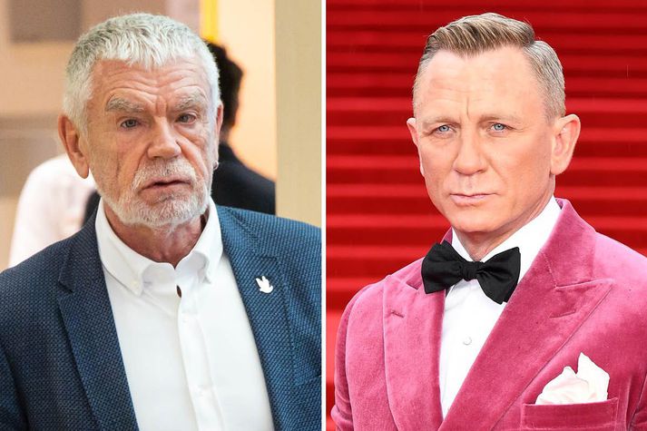 Tómas A. Tómasson þingmaður var ekki ánægður með Daniel Craig í No Time To Die.