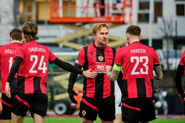 Oliver Ekroth er sigurviss fyrir leik kvöldsins.