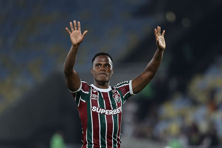  Jhon Arias í leik með Fluminense.