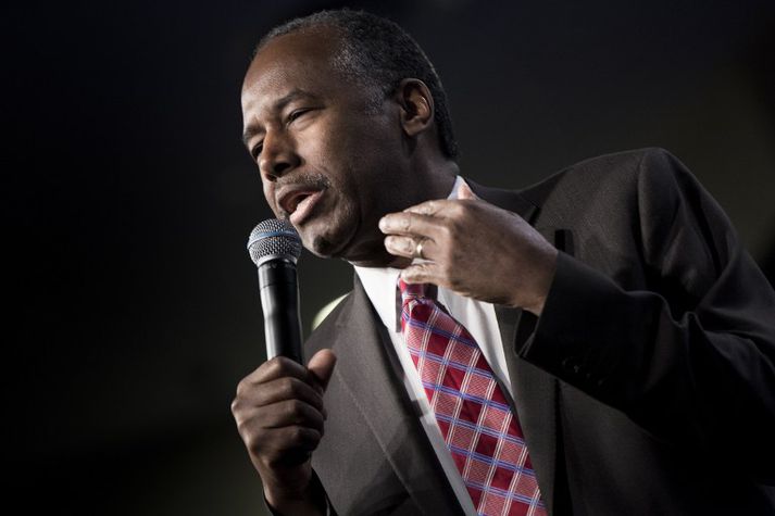 „Þú verður að innræta barni þínu þankagang sigurvegara,“ sagði Ben Carson í útvarpsviðtali í gær.