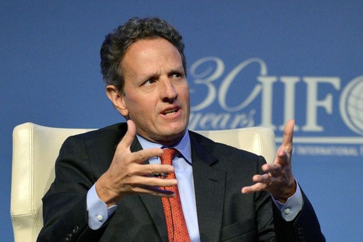 Timothy Geithner er fjármálaráðherra Bandaríkjanna.
