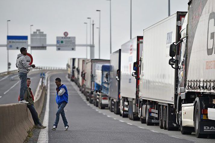 Flóttamennirnir vilja freista þess að öðlast betra líf í Bretlandi.