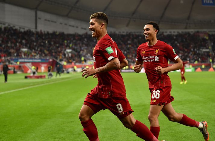 Firmino og Alexander-Arnold sáu um sigurmark Liverpool