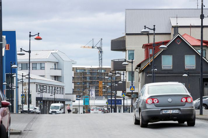 Úr Reykjanesbæ þar sem hjúkrunarheimilinu er ætlað að rísa.