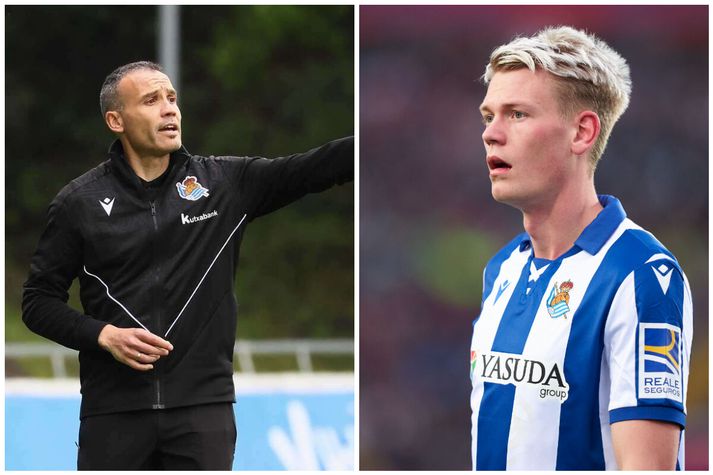 Sergio Francisco gæti notað Orra og Mikel Oyarzabal saman inni í vellinum á næsta tímabili.