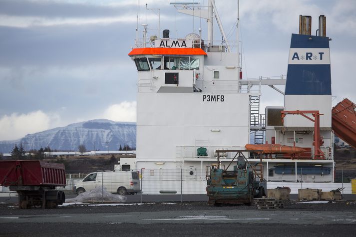 Skipið ALMA undirbýr siglingu til Japan.