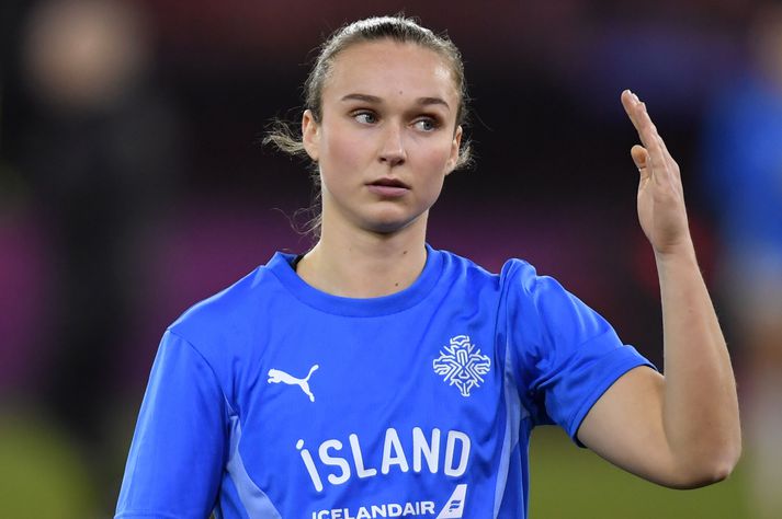 Alexandra Jóhannsdóttir tryggði Kristianstad þrjú stig í dag.