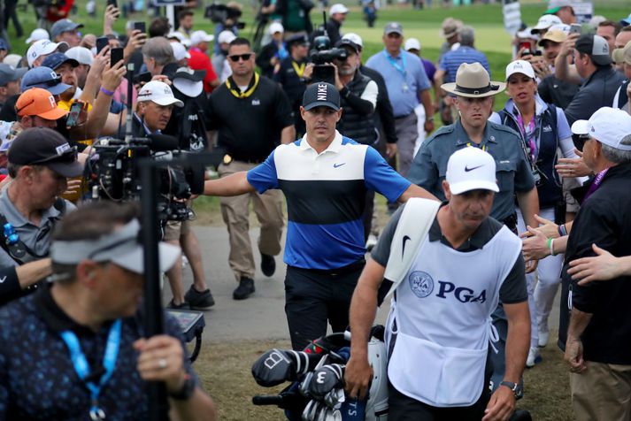 Brooks Koepka hélt út þrátt fyrir slæman dag