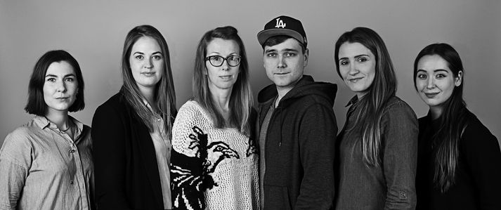 Frá vinstri talið: Kría Benediktsdóttir, Hólmfríður Rut Einarsdóttir, Eyrún Eyjólfsdóttir, Einar Aðalsteinsson, Aalheiður Konráðsdóttir og Alexandra Axelsdóttir.