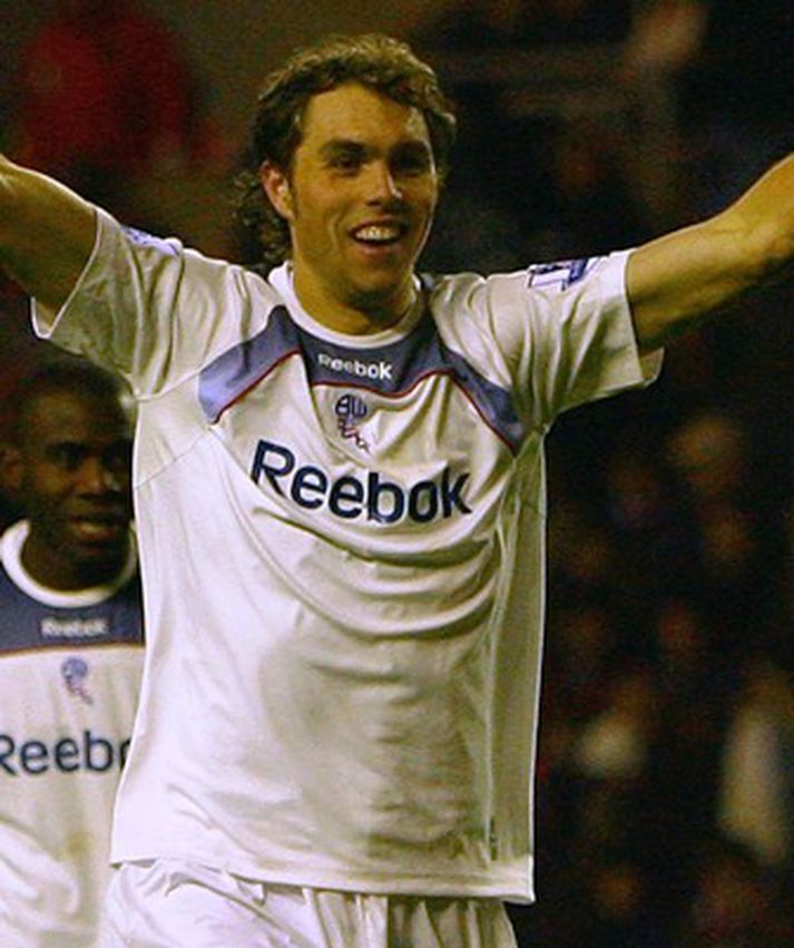 Johan Elmander skoraði tvívegis fyrir Bolton í sigrinum á Sunderland