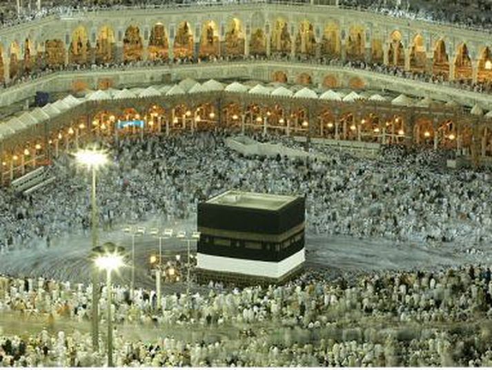 Kaaba steinninn í Mekka.