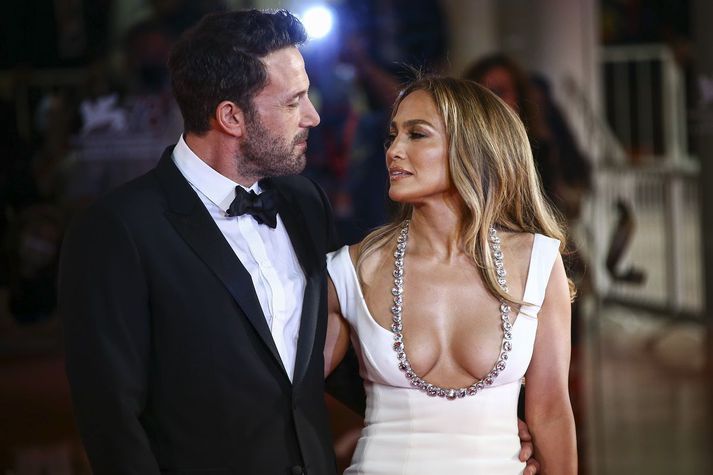 Ben Affleck og Jennifer Lopez í Feneyjum.