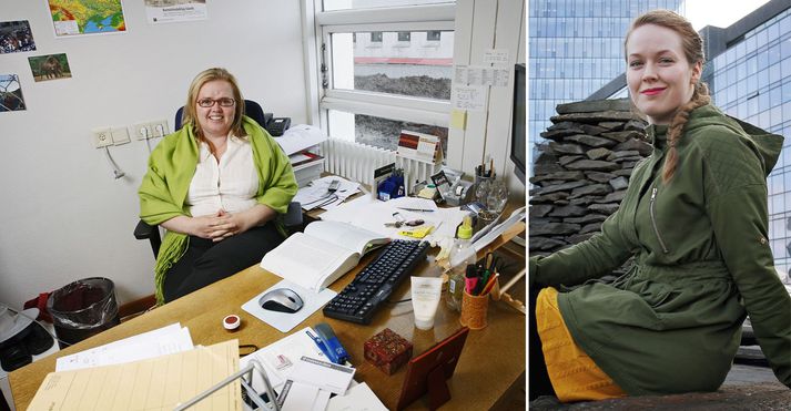 Silja Bára Ómarsdóttir og Steinunn Rögnvaldsdóttir segja fóstureyðingar vera ákveðið tabú í samfélaginu.