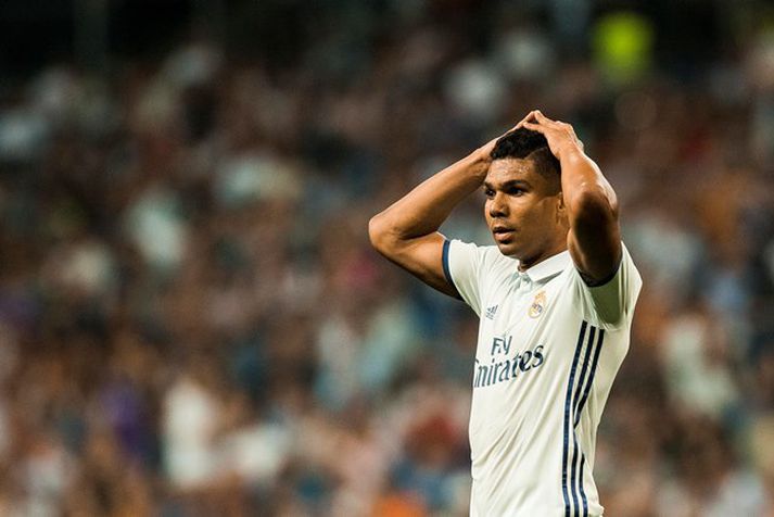 Casemiro verður frá keppni næstu vikurnar vegna fótbrots.