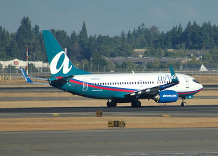 Ein af vélum AirTran.