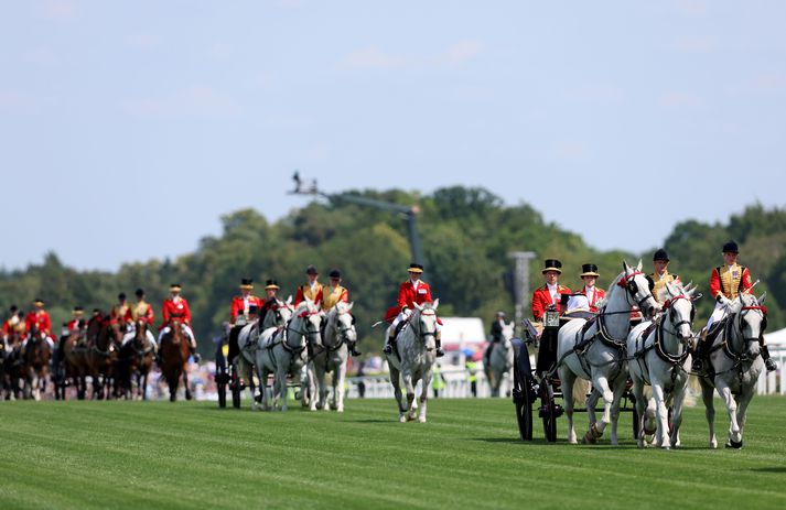 Karl Bretakonungur mætti á opnunarhátíð Royal Ascot.