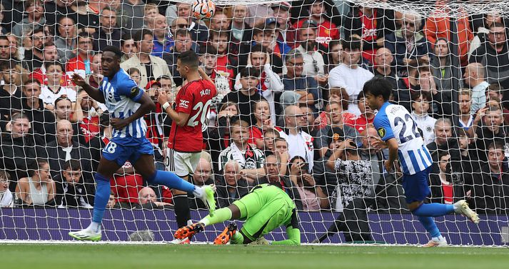 Danny Welbeck kann vel við sig á Old Trafford.