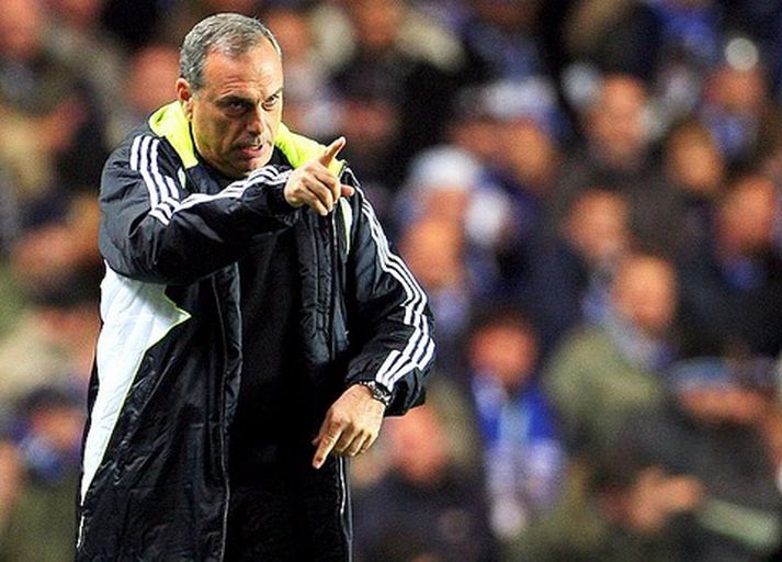 Avram Grant er hann var stjóri Chelsea.