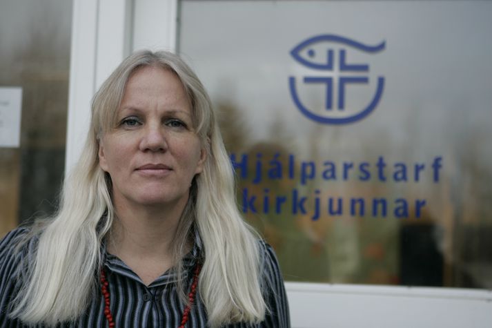 Vilborg Oddsdóttir félagsráðgjafi og umsjónarmaður innanlandsaðstoðar Hjálparstarfs kirkjunnar í tilkynningu.