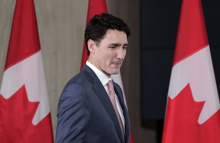 Vinsældir Trudeau hafa dregist saman en kosið verður til þings í Kanada í október.