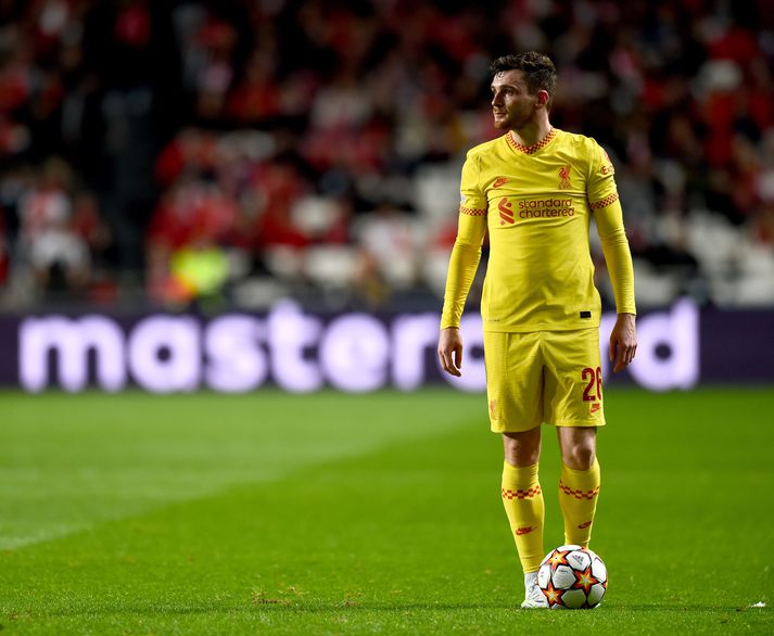 Andy Robertson lagði upp fyrsta mark Liverpool.