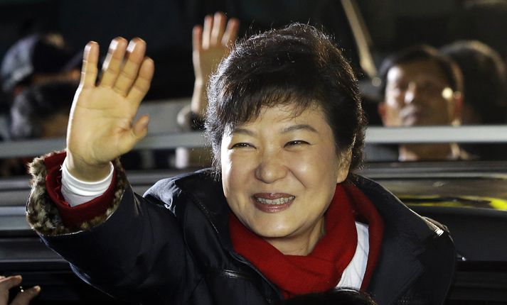 Park Gyun-Hye, forseti Suður-Kóreu stóð undir árásum frá nágrannaríki sínu.