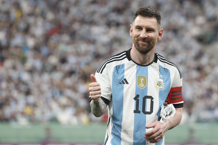 Lionel Messi hefur verið upptekinn í heimsókn sinni til Argentínu.