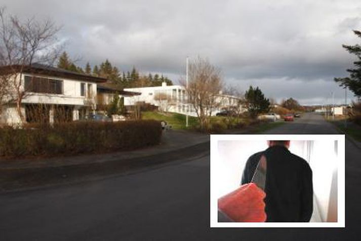 Tveir menn ruddust inn á hjón á Mávanesi. Konan er rólegri eftir handtökurnar.