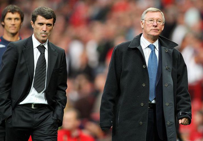 Roy Keane kom í fyrsta skipti á Old Trafford í gær sem knattspyrnustjóri. Hann var sendur tómhentur heim en drakk eflaust smá viskítár með Ferguson eftir leikinn.nordic