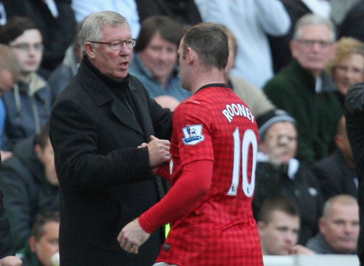 Ferguson og Rooney.