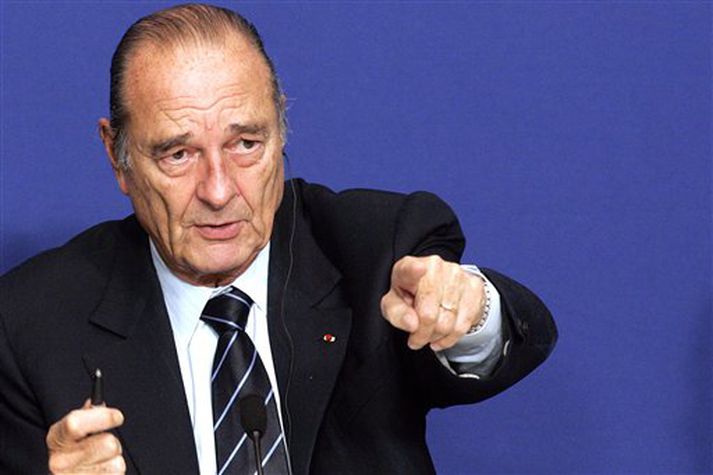 Jacques Chirac, forseti Frakklands.