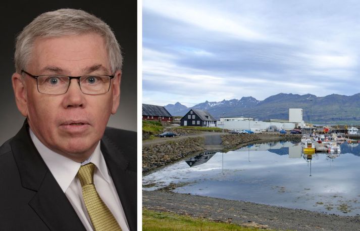 Vilhjálmur Bjarnason vill sjá minnisvarðann sem næst verslunarhúsunum á Djúpavogi þar sem Hans Jónatan starfaði.