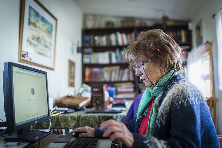 Jóhanna hefur ekki haft neinar fregnir af Fatímu síðan stríðið hófst en vonar það besta.