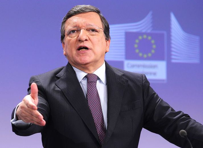 Jose Manuel Barroso framkvæmdastjóri Evrópusambandsins skýrði frá áformunum.nordicphotos/AFP