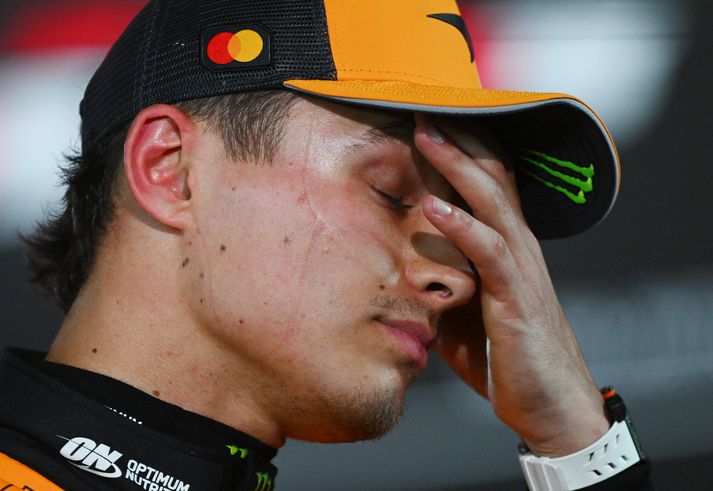 Lando Norris sagðist hafa verið glórulaus í tímatökunni fyrir Barein-kappaksturinn.