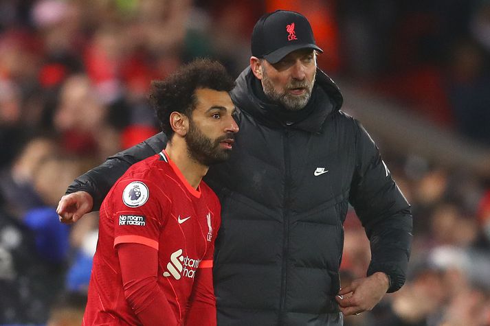 Jürgen Klopp og Mohamed Salah átti mörg frábær ár með Liverpool og það var Klopp sem fékk hann til félagsins á sínum tíma.